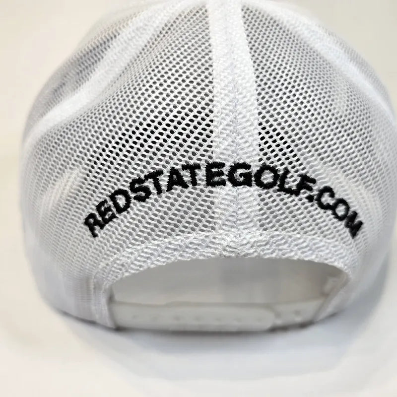Red State Golf Logo Embroidered Hat (Standard OSFM Size)